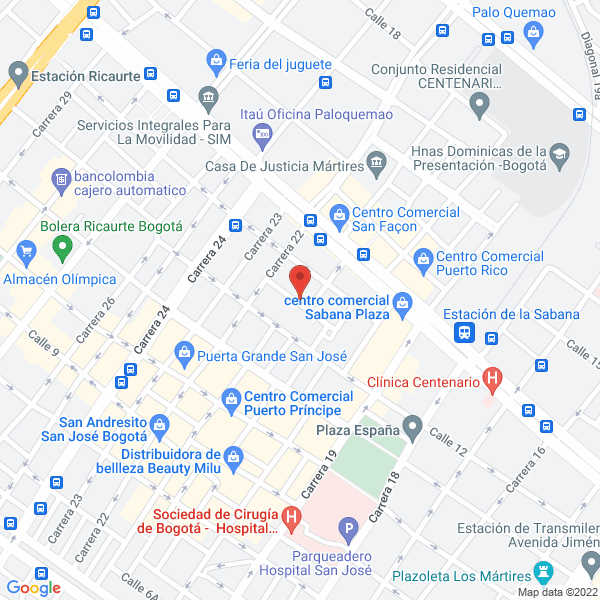 Map of Montajes Industriales De Refrigeración Ltda. Mir Ltda