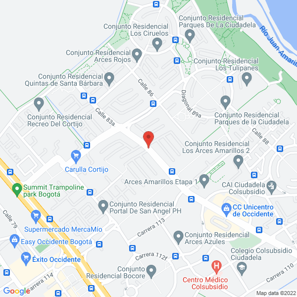 Map of Servicios Transcomrecio