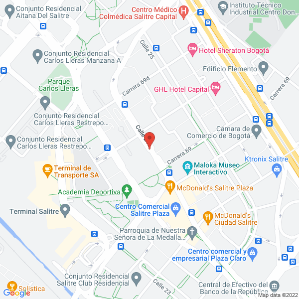 Map of Empanadas Paisas