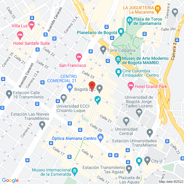 Map of Buenavista Social Clown Asociación Artística