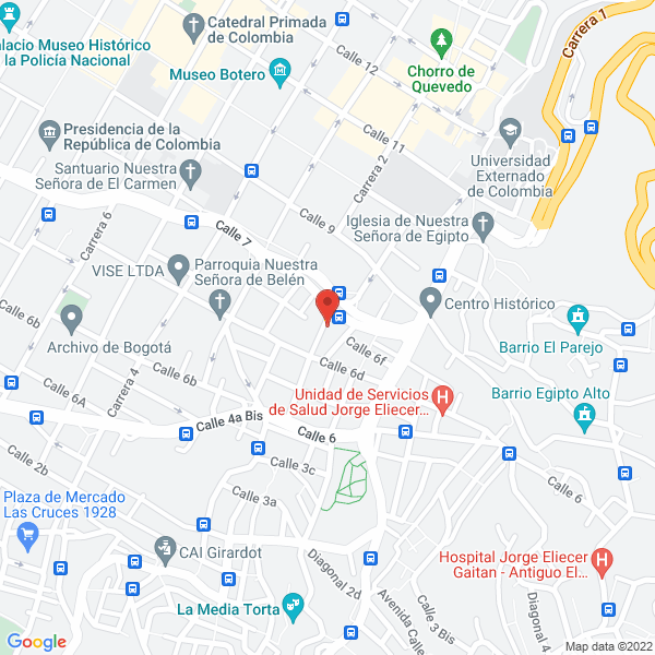 Map of Comercial Santa Ines Ltda