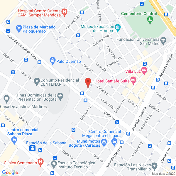 Map of Tablecel Ltda