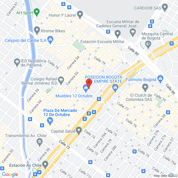 Map of Muebles Imperio