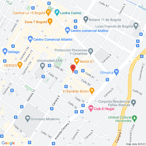 Map of Ev Bogotá S.A.S.