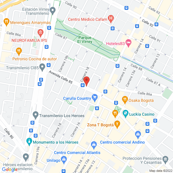 Map of Mínima Arquitectos S.A.S.