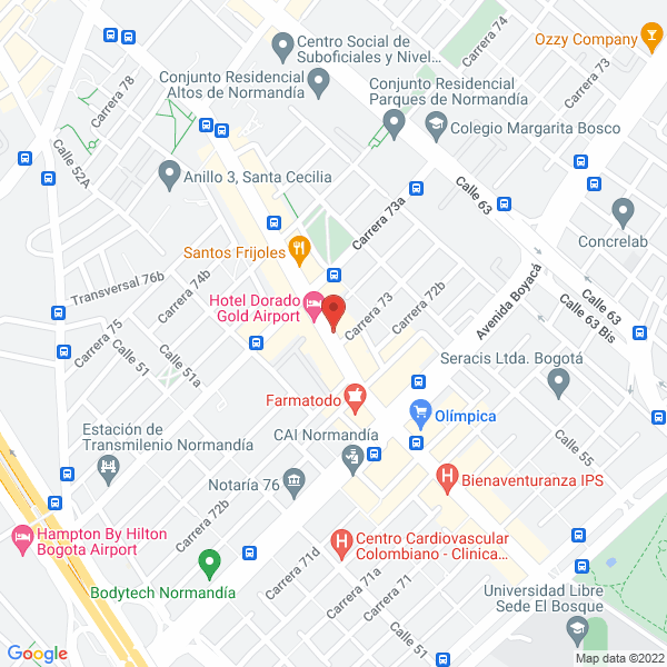 Map of Claro De Luna Eventos Y Recepciones