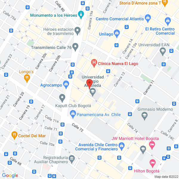 Map of Agono Ltda.