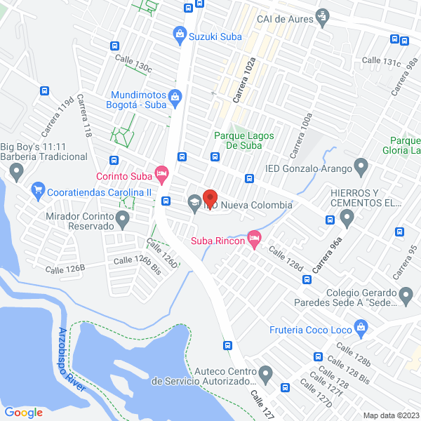 Map of Institución Educativa Distrital Nueva Colombia