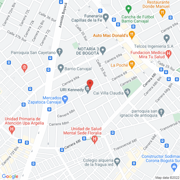 Map of Gómez León Claudia Elena