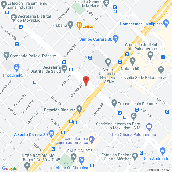 Map of Comercializadora Leader