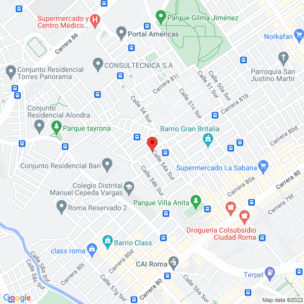 Map of Zion Concepts S.A.S.