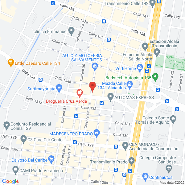 Map of Faraón Eventos Especiales S.A.S.
