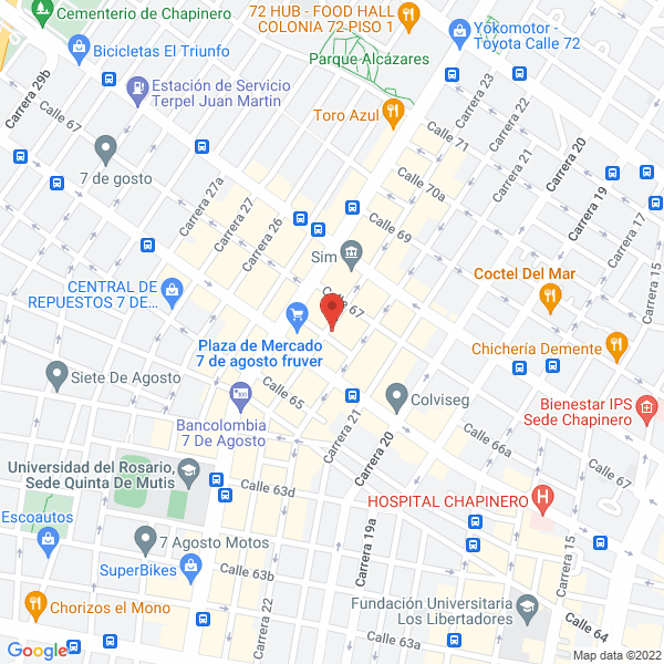 Map of Proveeplast S.A.S.