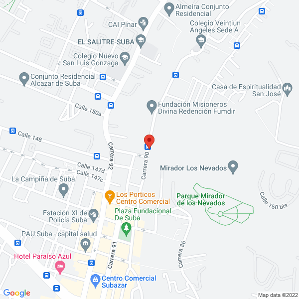 Map of G P Ingenieros Constructores Ltda.