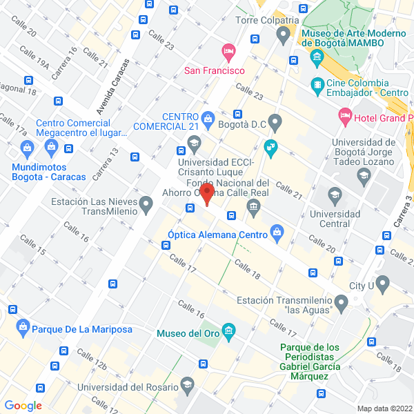 Map of Gafas Sport Ltda.