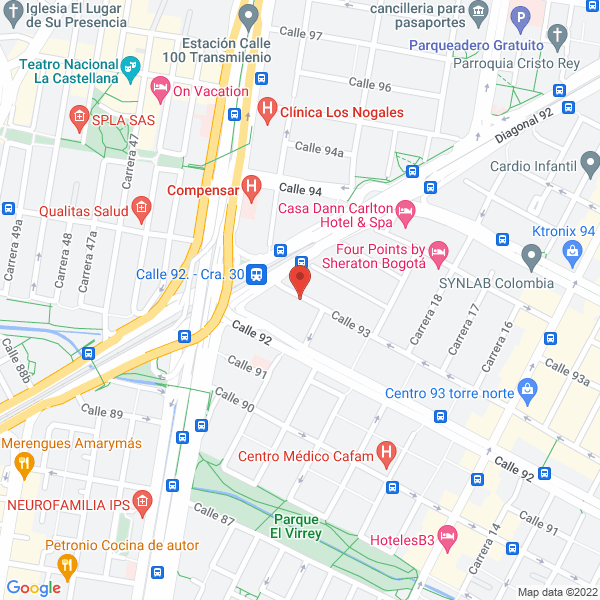 Map of Inversiones Tranel Ltda.