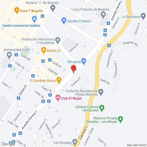 Map of Sistemas De Belleza Ltda.