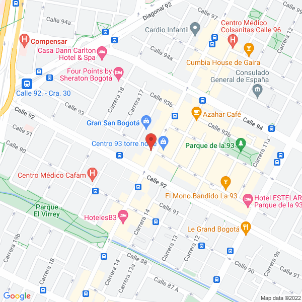 Map of Oag Construcciones S.A.S.