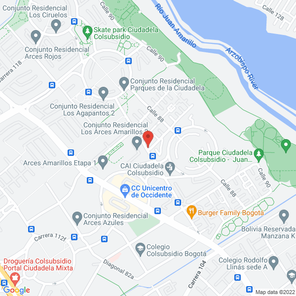 Map of Mayo Arenas