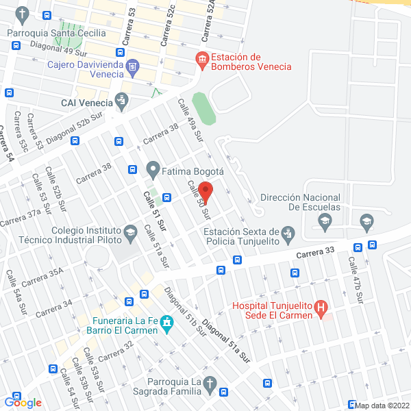 Map of Construcciones R & G S.A.S.