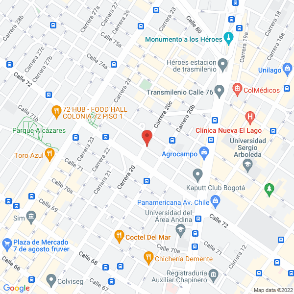Map of Dicercas S.A.S.