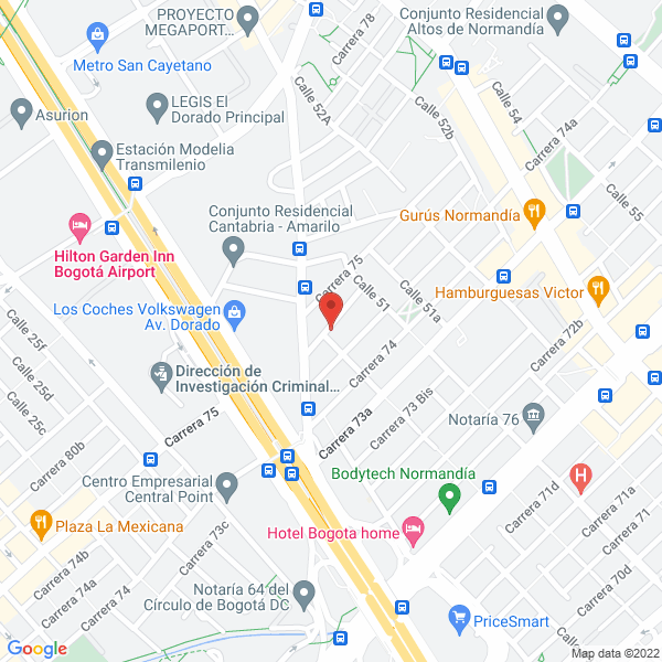 Map of Gambler Group S.A.S.