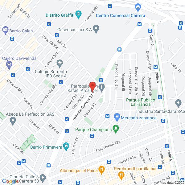 Map of Alien Car Security S.A.S.