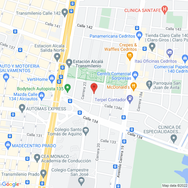 Map of Transbelcar S.A.