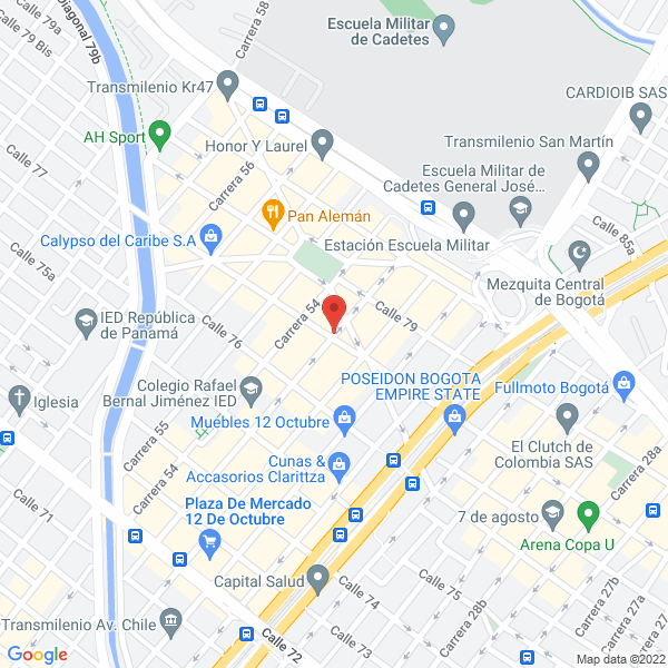 Map of Inversiones Vicenta Ltda.