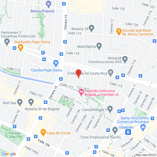 Map of Orca Ltda.