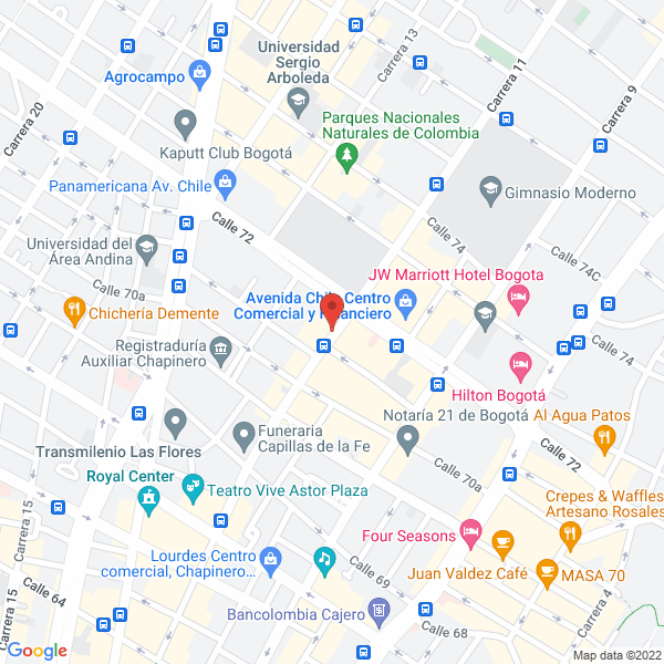 Map of Club Vip Del Vino Colombia S.A.S