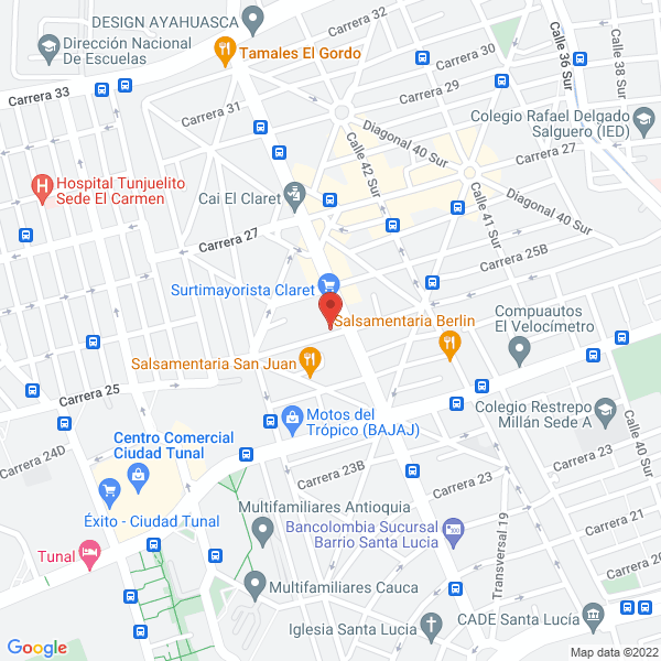 Map of Comercializadora Las Libélulas S.A.S
