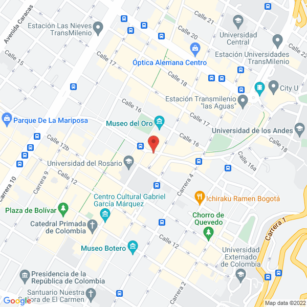 Map of Chaparro Pinzon Asociados S.A.S.