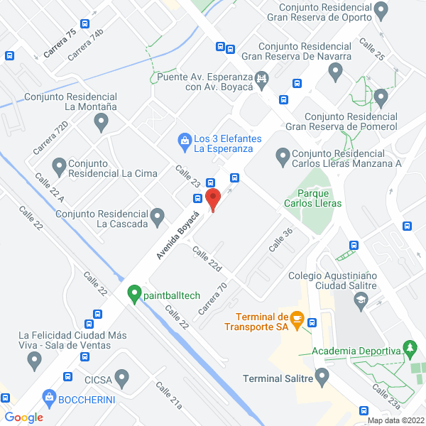 Map of Bluesky Colombia Representaciones Turisticas Ltda
