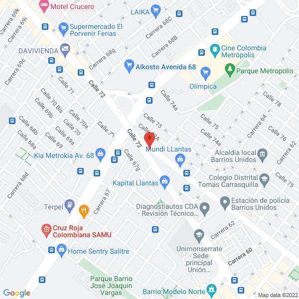 Map of Soportex