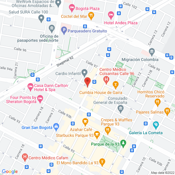 Map of Asesores Y Consultorios Juridícos