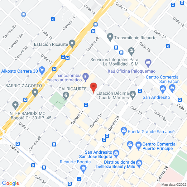 Map of Facoemat Ltda.