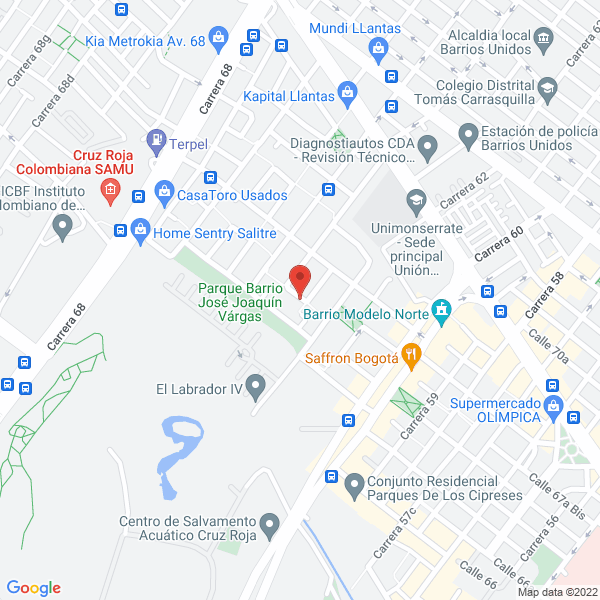 Map of Fundación Melani