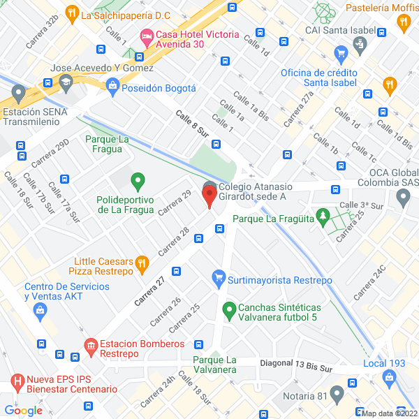 Map of Andina Flowers Ltda C.I.