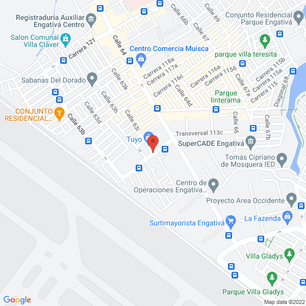 Map of Gestiones Y Soluciones En Transporte S.A.S.