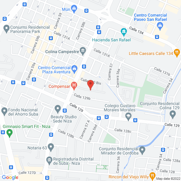 Map of Grupo Almera S.A.S.