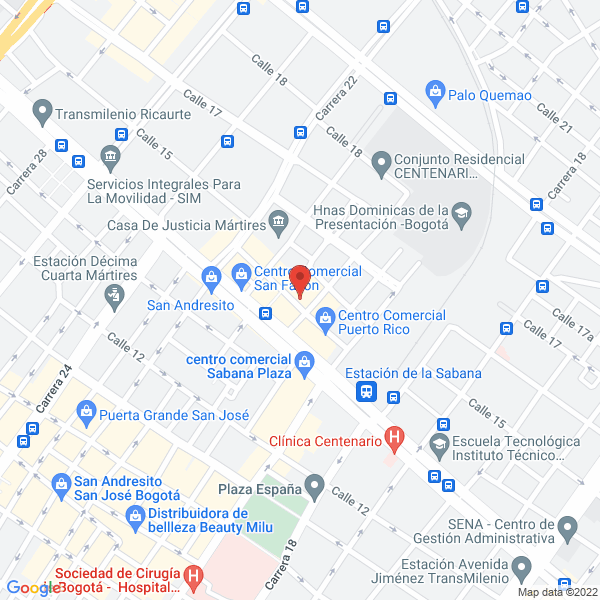 Map of Importadora De Tuberias Valvulas Y Accesorios Ltda