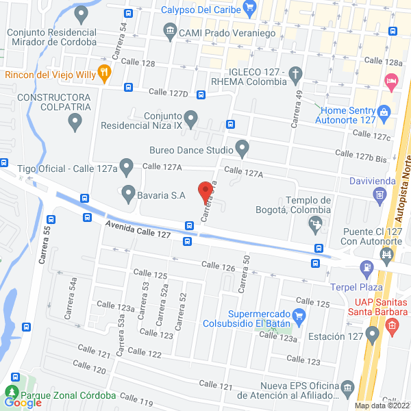 Map of Mejoramiento Industrial S.A.S.