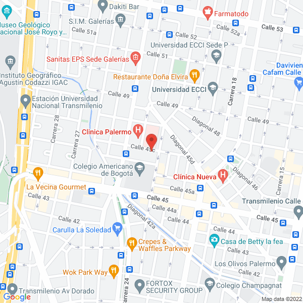 Map of Dhs Asociados Ltda.