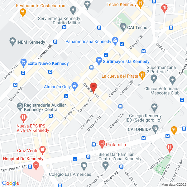 Map of Clínica Kennedy-Sambyd Ltda.