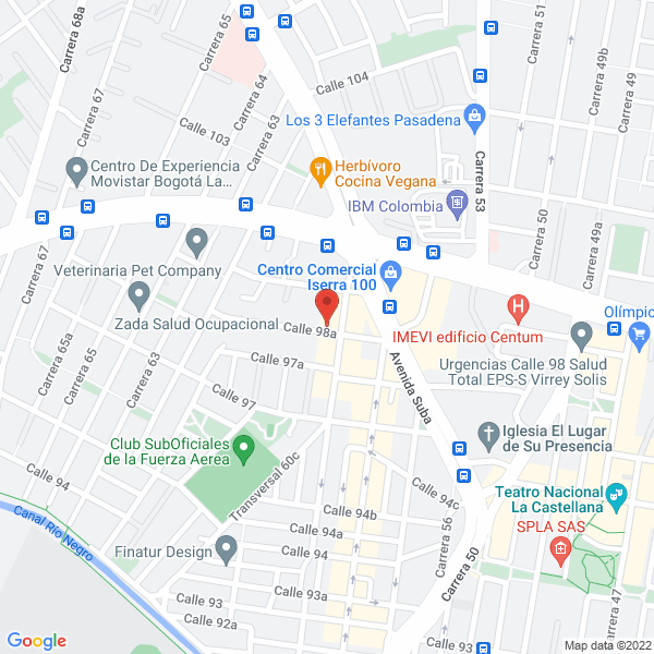 Map of B M Asesores Ltda.