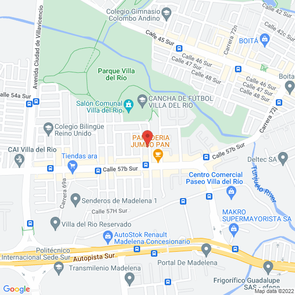 Map of Confecciones Freemens Ltda.