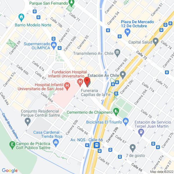 Map of Centro Medico San Miguel
