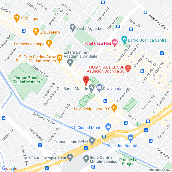 Map of Ladricol Adoquines Recocido & Tejas