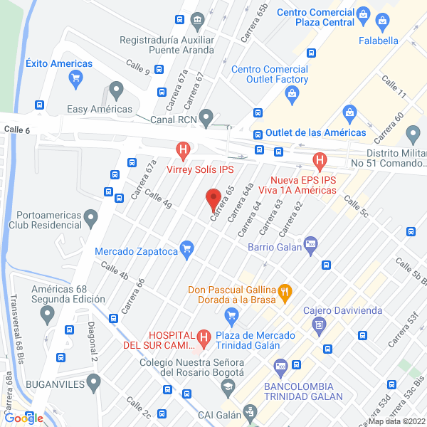 Map of Plásticos Shalom Ltda.